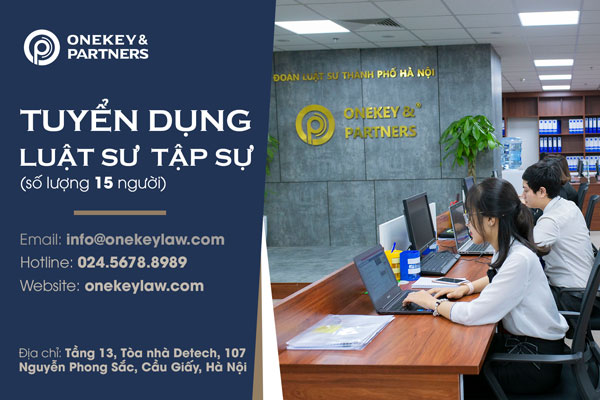 Onekey & Partners tuyển dụng vị trí Luật sư tập sự