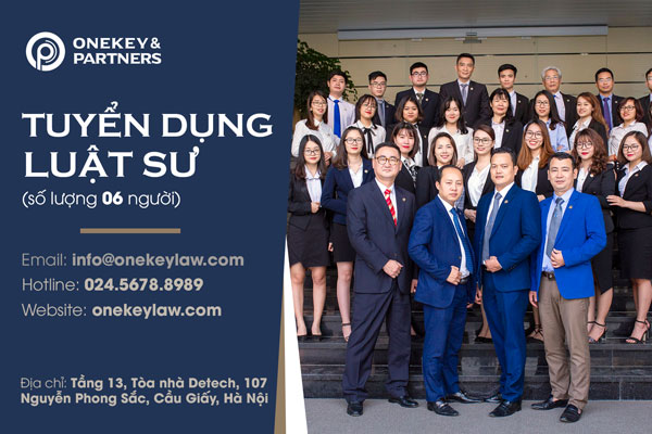 Onekeylaw tuyển dụng vị trí Luật sư