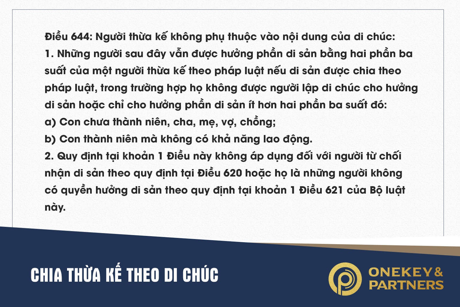 Tư vấn chia thừa kế