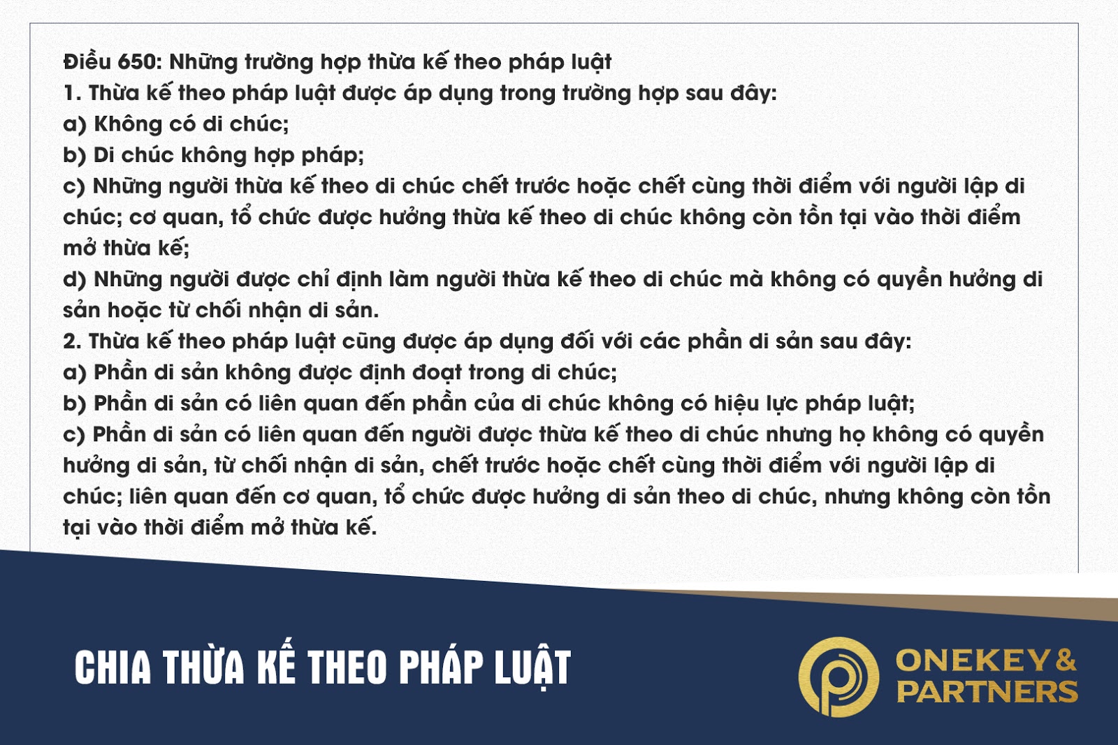 Tư vấn chia thừa kế